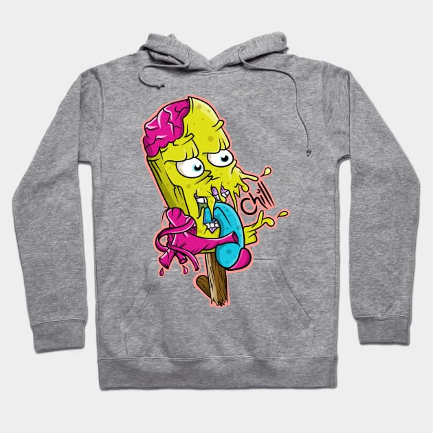 Funny Halloween Ice Pop Hoodie by mailboxdisco